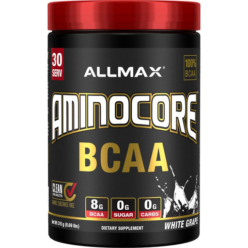 Allmax Nutrition Sports Nutrition & More 315g White Grape 30 Servings Allmax Nutrition AminoCore BCAA 315 Grams