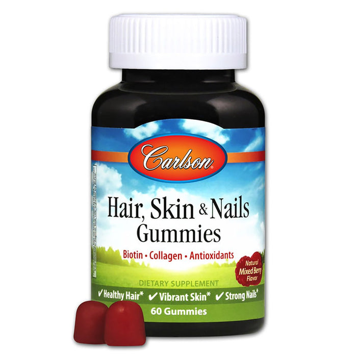 Carlson Specialty Health Products Default Carlson Hair, Skin, & Nails 60 Gummies (1203602948140)