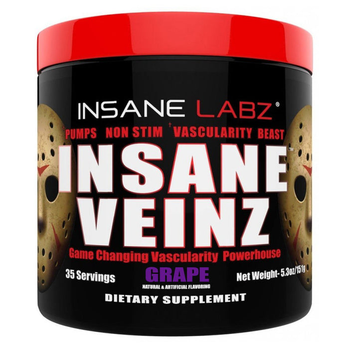 Insane Labz Sports Performance & - Recovery Grape Insane Labz Insane Veinz 35 Servings