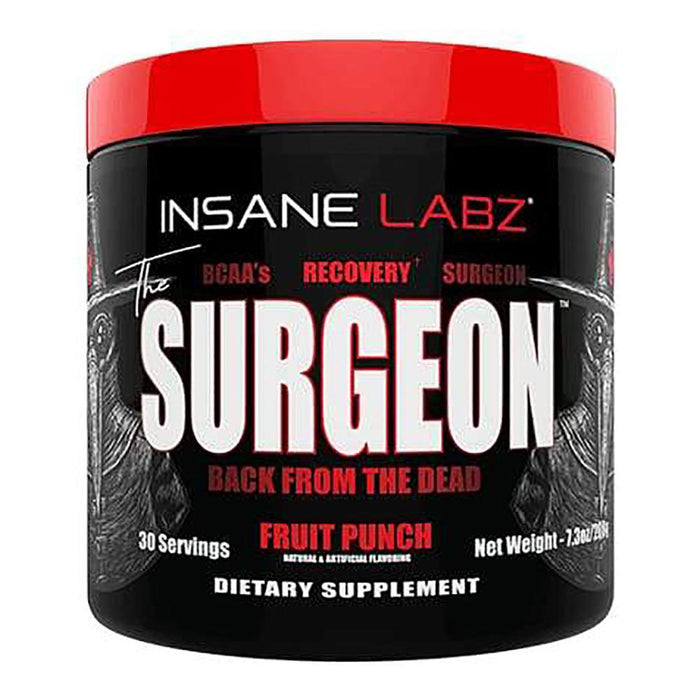 Insane Labz Amino Acids Fruit Punch Insane Labz The Surgeon 30 Servings