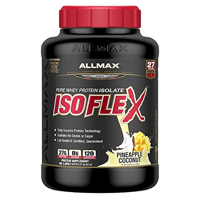 Allmax Nutrition Sports Nutrition & More Pineapple Coconut Allmax Nutrition IsoFlex Protein Isolate 5 Lbs