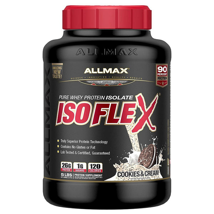 Allmax Nutrition Sports Nutrition & More Cookies & Cream Allmax Nutrition IsoFlex Protein Isolate 5 Lbs