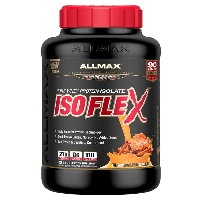 Allmax Nutrition Sports Nutrition & More Cinnamon French Toast Allmax Nutrition IsoFlex Protein Isolate 5 Lbs