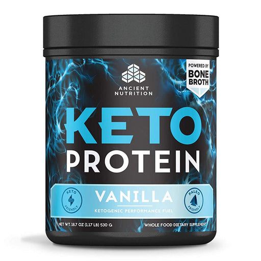 Ancient Nutrition Protein Powders Vanilla Ancient Nutrition Keto Protein 17 Servings