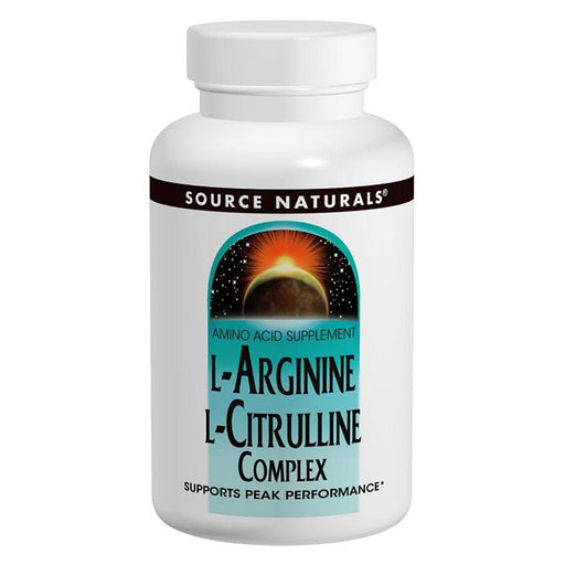 Source Naturals Sports Nutrition & More Source Naturals L-Arginine/L-Citrulline Complex 1000mg 240 Tabs