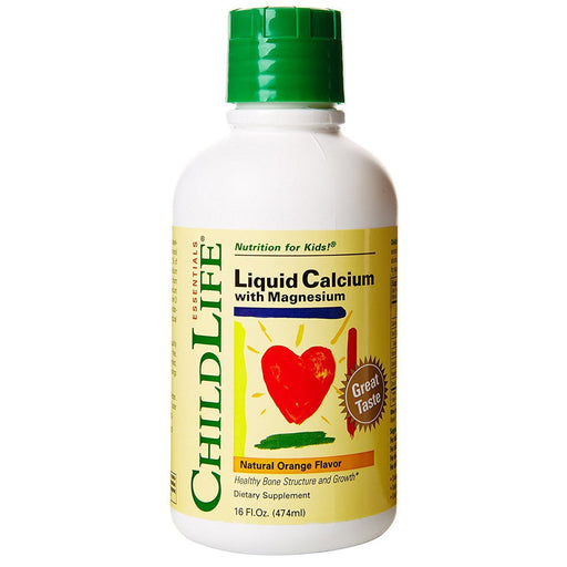 ChildLife Vitamins, Minerals, Herbs & More ChildLife Liquid Calcium with Magnesium Natural Orange 16 Fl Oz