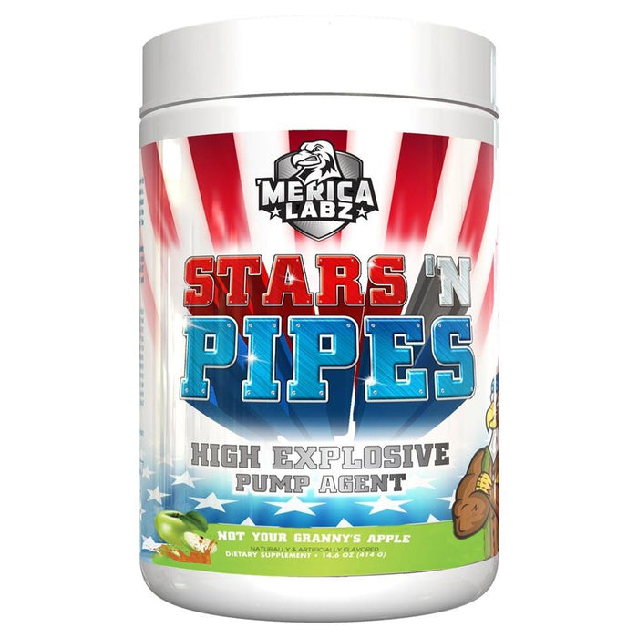 'Merica Labz Nitric Oxide Not Your Granny's Apple 'Merica Labz Stars 'N Pipes 20 Servings