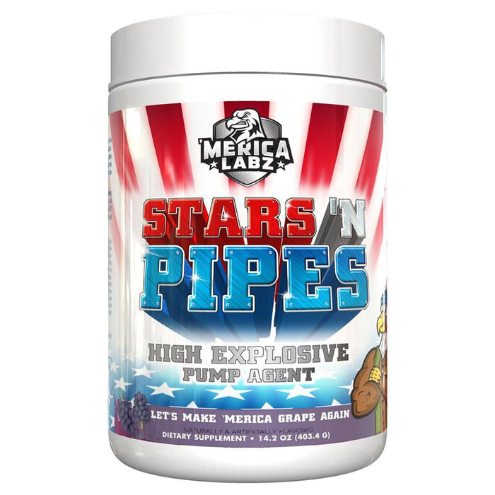 'Merica Labz Nitric Oxide Let's Make 'Merica Grape Again 'Merica Labz Stars 'N Pipes 20 Servings