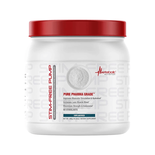 Metabolic Nutrition Pre-Workouts Metabolic Nutrition Stim-Free Pump Pre Workout 300g