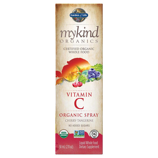 Garden of Life Vitamins, Minerals, Herbs & More Garden of Life Kind Organics Organic C Cherry-Tangerine Spray 2 Oz (582421774380)