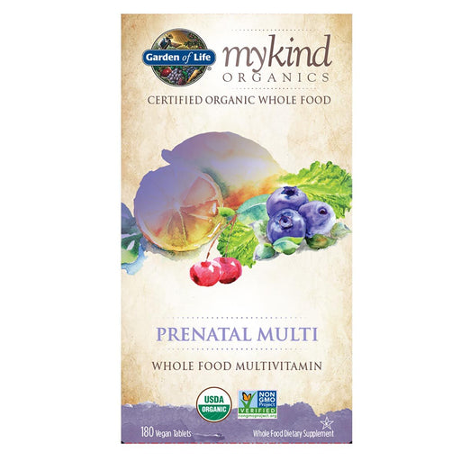 Garden of Life Vitamins, Minerals, Herbs & More Garden Of Life MyKind Organics Prenatal Multi (Non-GMO) 180 Tabs