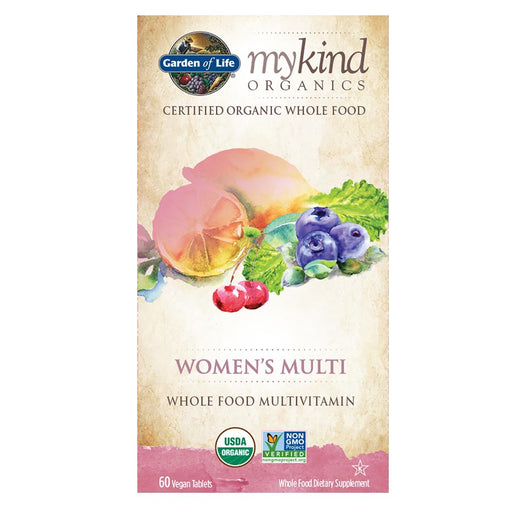 Garden of Life Vitamins, Minerals, Herbs & More Garden of Life Kind Organics Women's Multi 60 Tabs