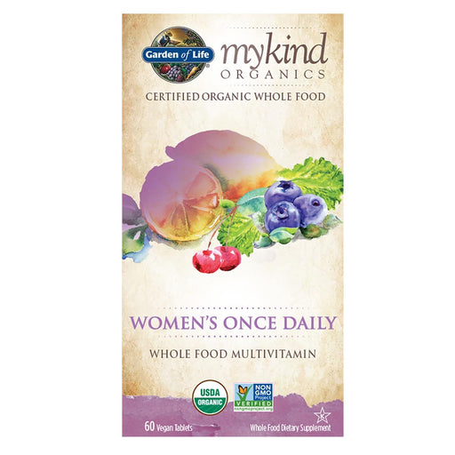 Garden of Life Vitamins, Minerals, Herbs & More Garden of Life Kind Organics Women's Once Daily 60 Tabs