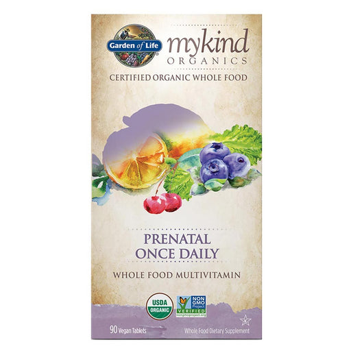 Garden of Life Vitamins, Minerals, Herbs & More Garden of Life Kind Organics Prenatal Once Daily Multi 90 Tabs