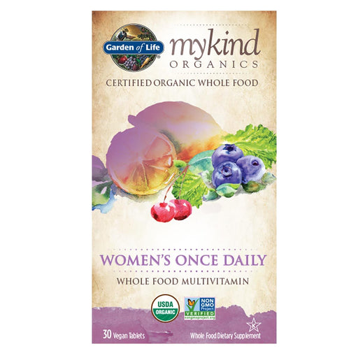 Garden of Life Vitamins, Minerals, Herbs & More Garden of Life myKind Organics Women's Once Daily 30 Tabs