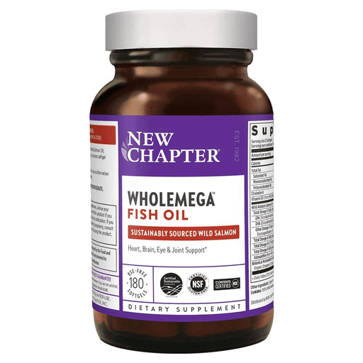 New Chapter Vitamins, Minerals, Herbs & More New Chapter WHOLEmega 2000mg 180 Soft Gels