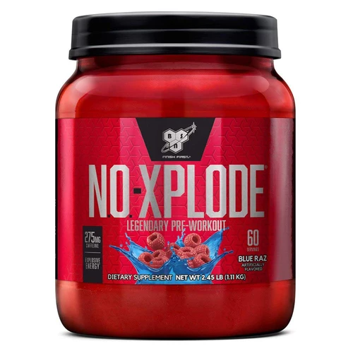 BSN Sports Nutrition & More Blue Raz BSN NO-Xplode 60 Servings