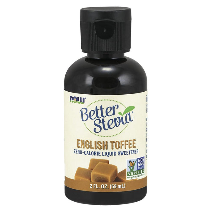 Now Foods Vitamins, Minerals, Herbs & More Now Foods Better Stevia English Toffee Liq 2 Oz (582198231084)