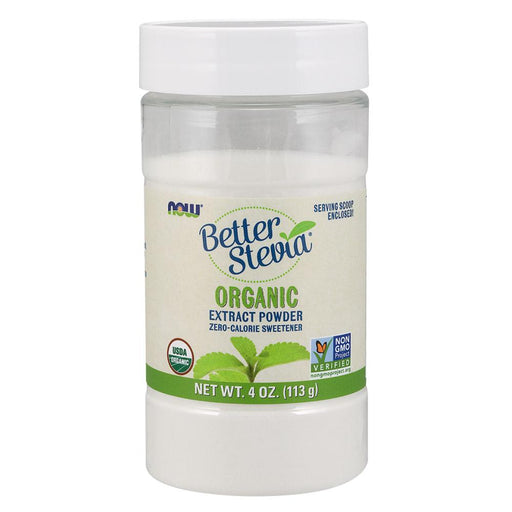 Now Foods Vitamins, Minerals, Herbs & More Now Foods Better Stevia Powder Organic 4 Oz (582257541164)