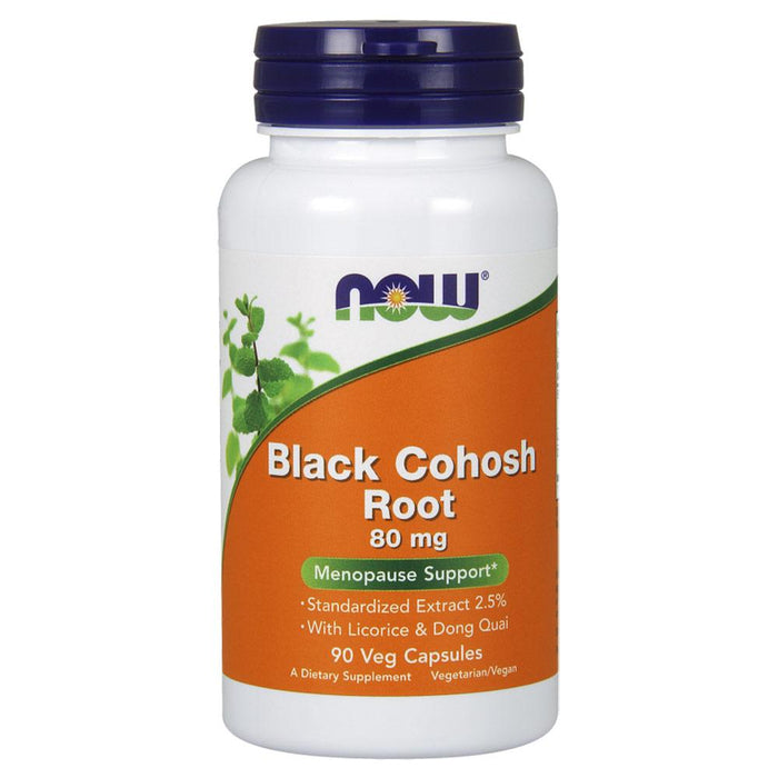 Now Foods Vitamins, Minerals, Herbs & More Now Foods Black Cohosh Root 80mg 90 Caps