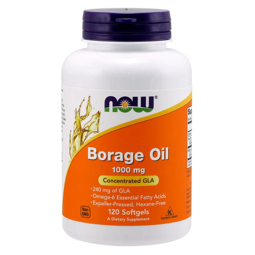 Now Foods Vitamins, Minerals, Herbs & More Now Foods Borage Oil 1000 Mg 120 Softgels (582205734956)