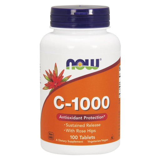 Now Foods Vitamins, Minerals, Herbs & More Now Foods C-1000 Sustained Release 100 Tablets