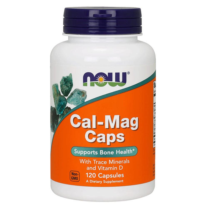 Now Foods Vitamins, Minerals, Herbs & More Now Foods Cal-Mag 120 Capsules (582188859436)