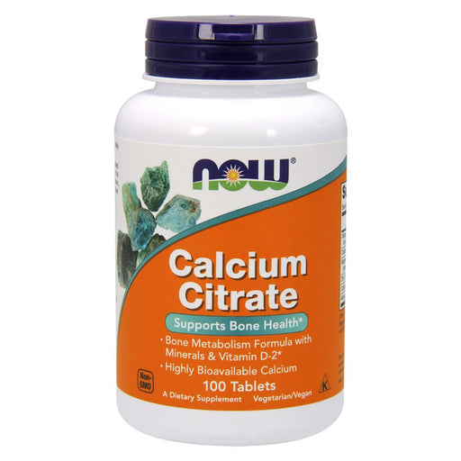 Now Foods Vitamins, Minerals, Herbs & More Now Foods Calcium Citrate with Minerals 100 Tablets