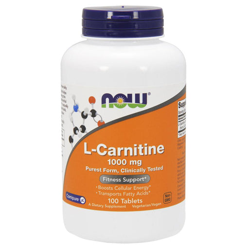 Now Foods Sports Nutrition & More Now Foods Carnitine 1000 Mg 100 Tablets