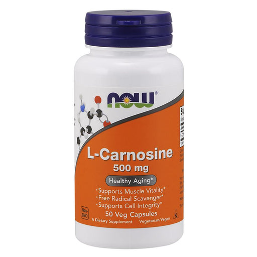 Now Foods Sports Nutrition & More Now Foods Carnosine 500 Mg 50 Vegetable Capsules