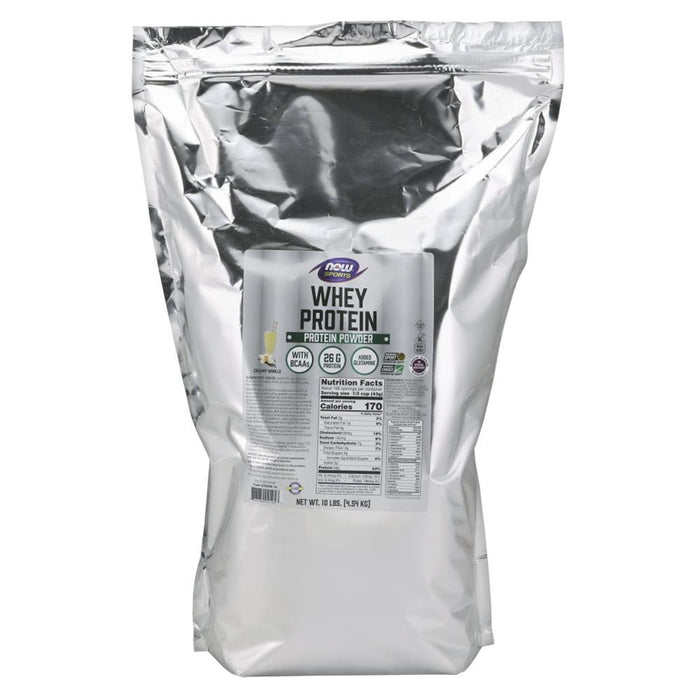 Now Foods Sports Nutrition & More Natural Vanilla Now Foods Whey Protein 10 Lbs