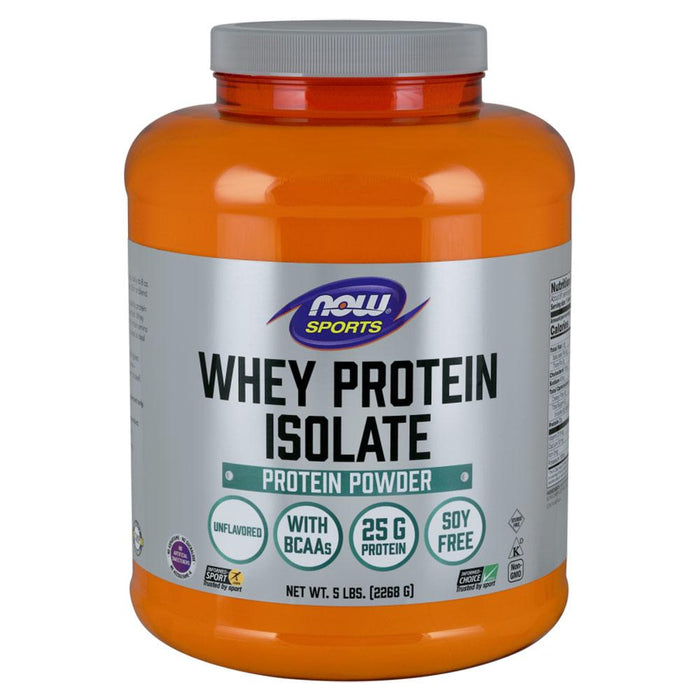 Now Foods Sports Nutrition & More Unflavored Now Foods Whey Protein Isolate 5lbs