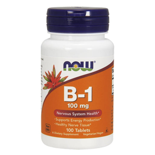 Now Foods Vitamins, Minerals, Herbs & More Now Foods Vitamin B-1 100mg 100 Tabs