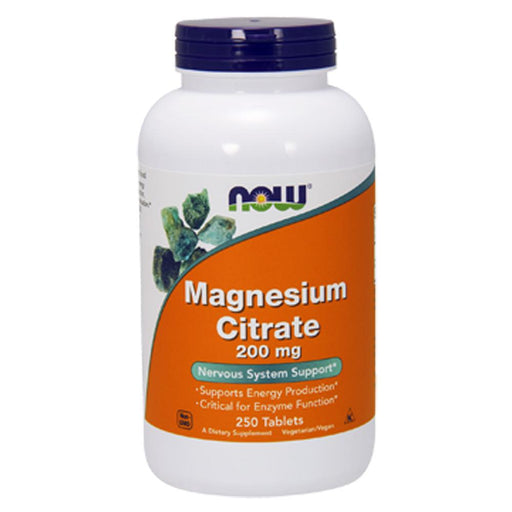 Now Foods Sports Nutrition & More Now Foods Magnesium Citrate 200 Mg 250 Tablets