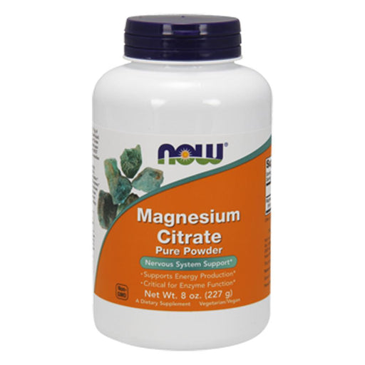 Now Foods Vitamins, Minerals, Herbs & More Now Foods Magnesium Citrate Powder 8 Oz