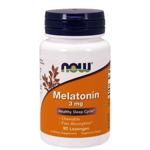 Now Foods Vitamins, Minerals, Herbs & More Now Foods Melatonin 3 Mg 180 Lozenges (582217891884)