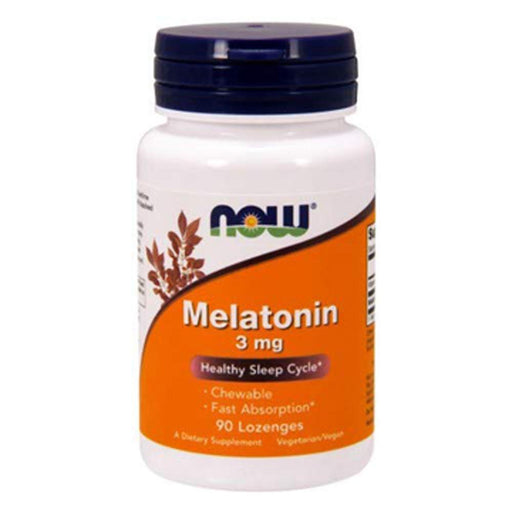 Now Foods Vitamins, Minerals, Herbs & More Now Foods Melatonin 3 Mg 90 Lozenges