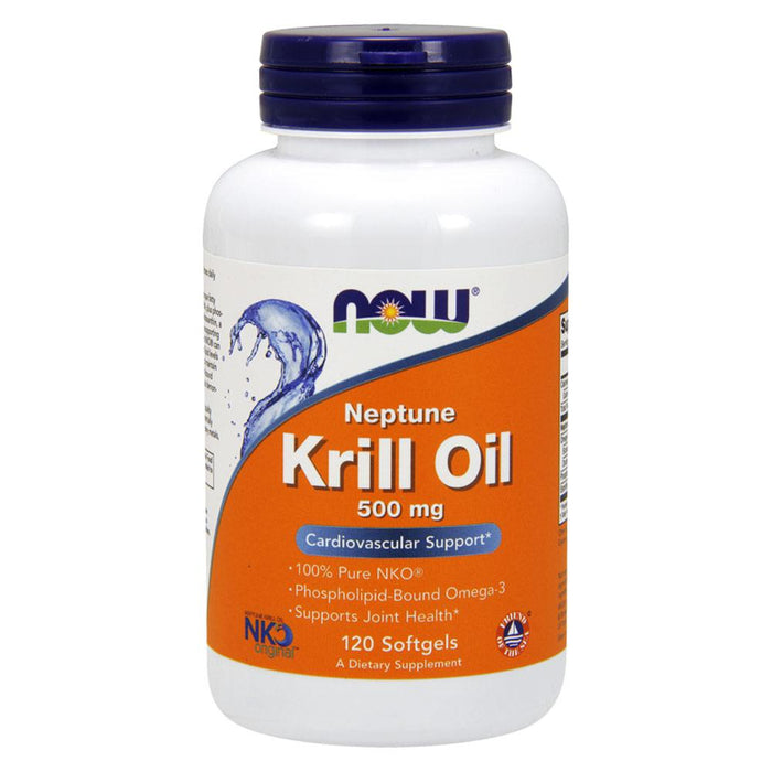 Now Foods Vitamins, Minerals, Herbs & More Now Foods Neptune Krill Oil 500mg 60 Gels (581464162348)