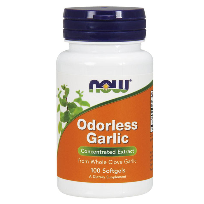 Now Foods Vitamins, Minerals, Herbs & More Now Foods Odorless Garlic Orig 100 Softgels (582226083884)