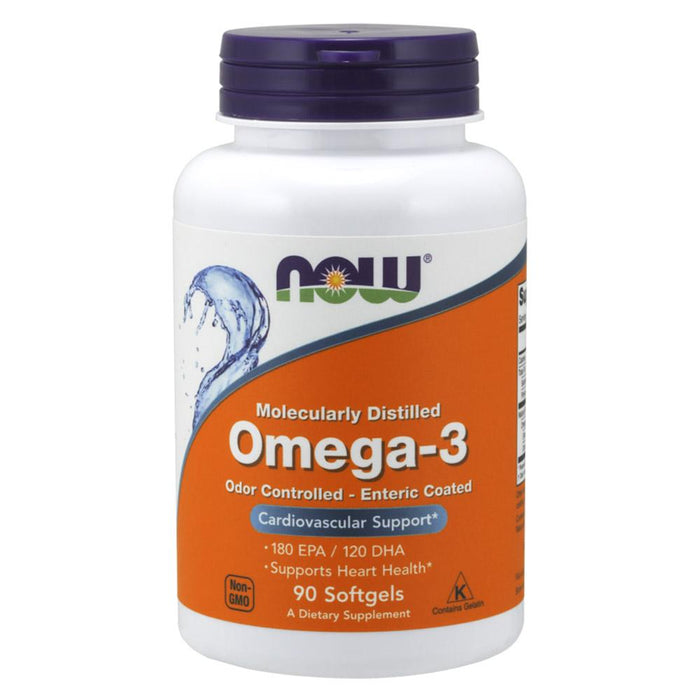 Now Foods Vitamins, Minerals, Herbs & More Now Foods Omega-3 180 Softgels Enteric