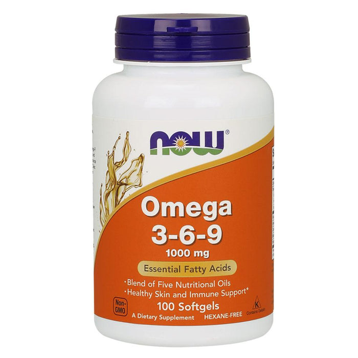 Now Foods Vitamins, Minerals, Herbs & More Now Foods Omega 3-6-9 1000mg 100 Gels