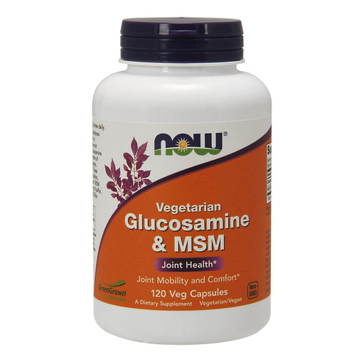 Now Foods Sports Nutrition & More Now Foods Veg Gluc & MSM 500/500 120 Vegetable Capsules