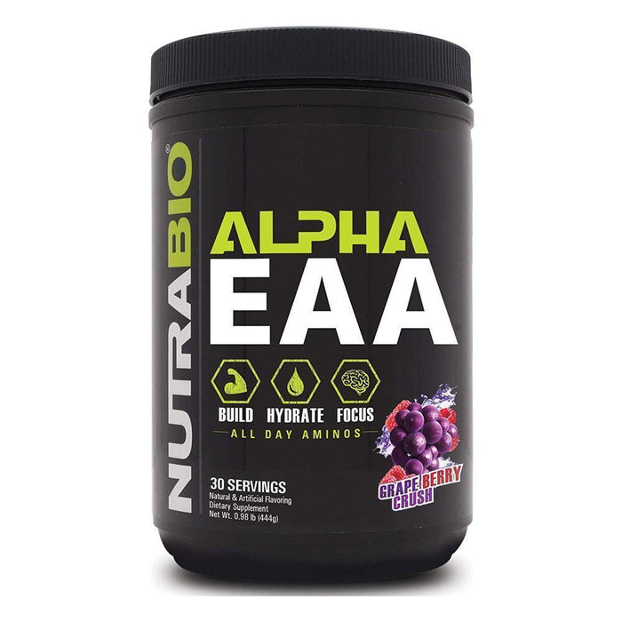 NutraBio Amino Acids Grape Berry Crush NutraBio Alpha EAA 30/Servings