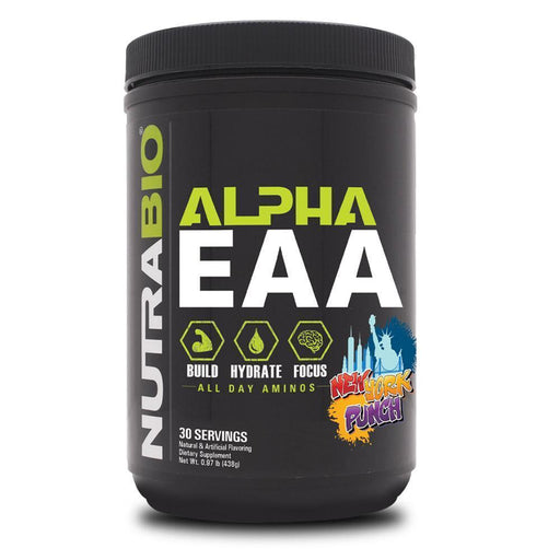 NutraBio Amino Acids New York Punch NutraBio Alpha EAA 30/Servings