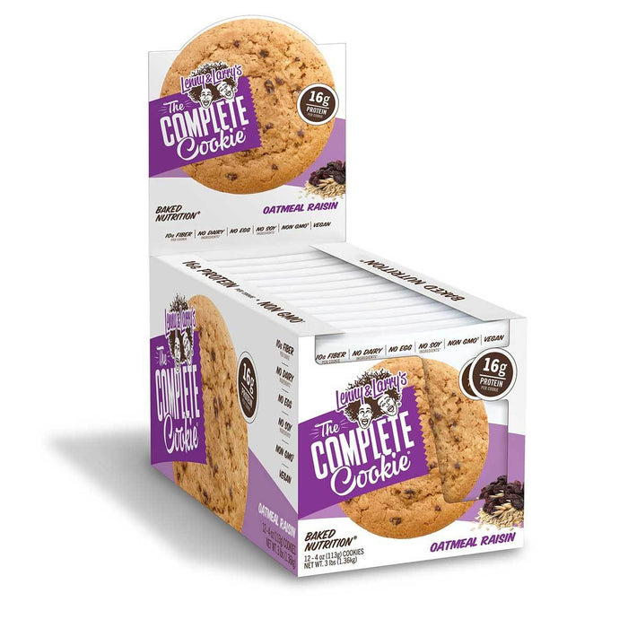 Lenny & Larry's Vitamins, Minerals, Herbs & More Oatmeal Raisin Lenny & Larry's Complete Cookie 12/Box