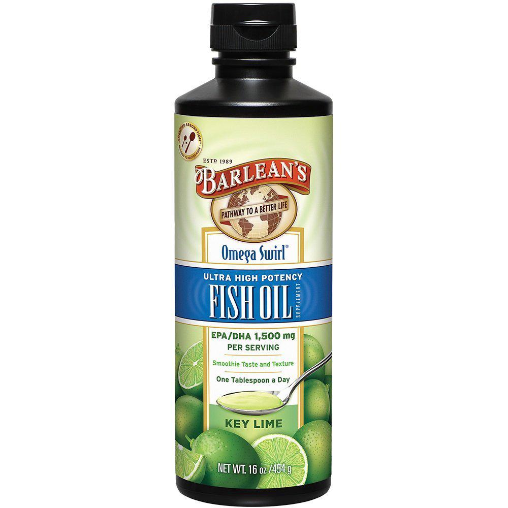 Barlean's Omega3 Key Lime Fish Oil 16 Fl Oz — Capitol Nutrition