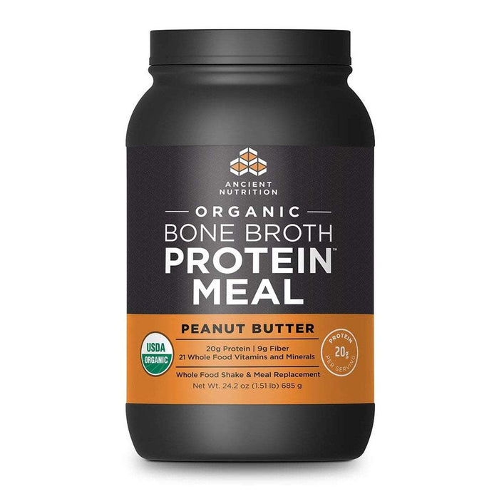 Ancient Nutrition Protein Powders Peanut Butter Ancient Nutrition Organic Bone Broth Meal (1392045785132)