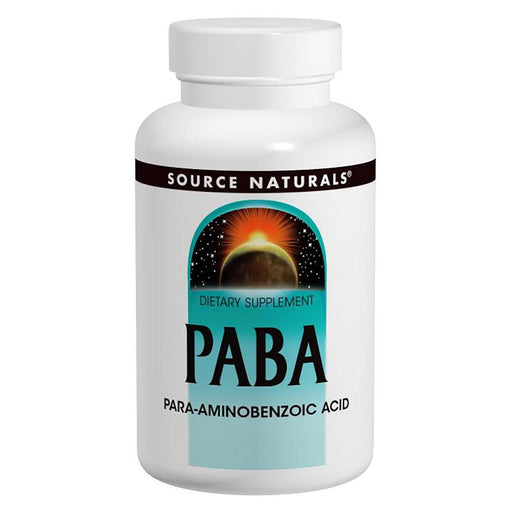 Source Naturals Vitamins, Minerals, Herbs & More Source Naturals PABA 100mg 100 Tabs (580874108972)