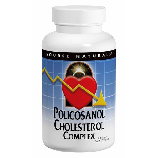 Source Naturals Vitamins, Minerals, Herbs & More Source Naturals Policosanol Cholesterol Complex 60 Tablets (580723408940)