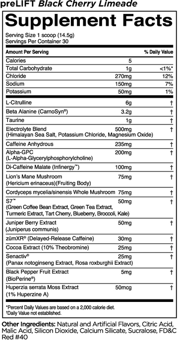 Rule1 Unclassified Rule 1 preLIFT Pre-Workout 30 Servings